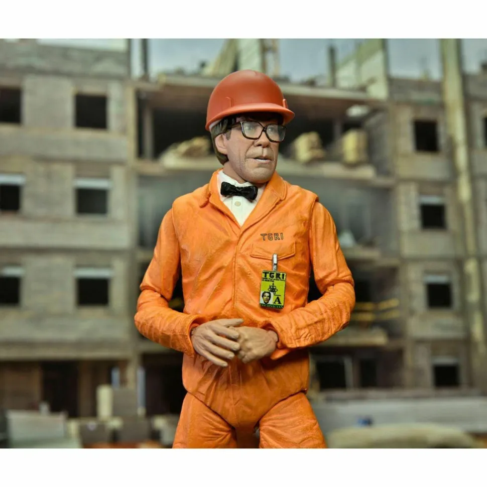 Teenage Mutant Ninja Turtles II: The Secret of the Ooze (1991) - Professor Jordan Perry 7" Scale Action Figure 2-Pack