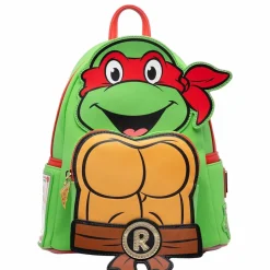 Teenage Mutant Ninja Turtles - Raphael Cosplay 10" Faux Leather Mini Backpack
