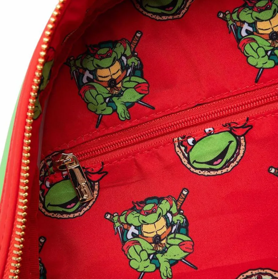 Teenage Mutant Ninja Turtles - Raphael Cosplay 10" Faux Leather Mini Backpack
