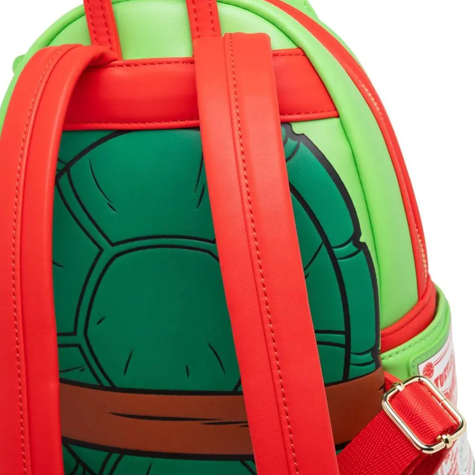 Teenage Mutant Ninja Turtles - Raphael Cosplay 10" Faux Leather Mini Backpack