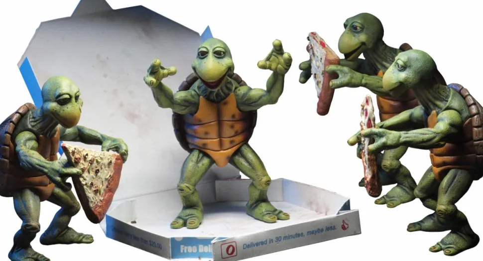 Teenage Mutant Ninja Turtles (1990) - Baby Turtles 1/4 Scale Action Figure 4-Pack