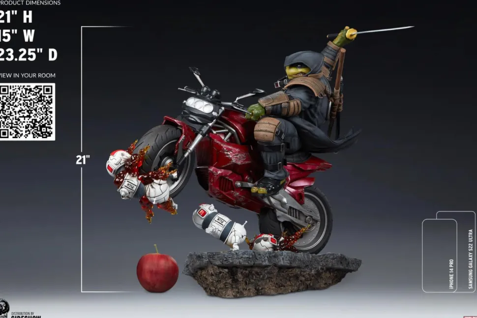 Teenage Mutant Ninja Turtles - The Last Ronin on Bike 1/4th Scale Statue