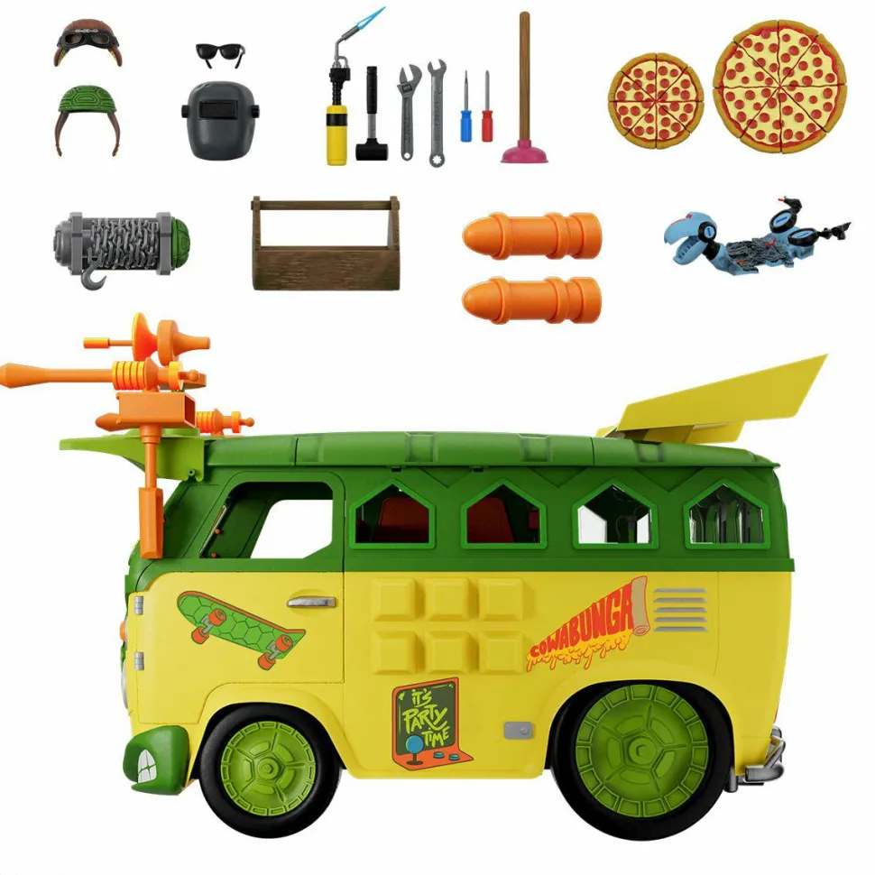 Teenage Mutant Ninja Turtles (1987) - Party Wagon Ultimates! 7” Scale Action Figure Vehicle