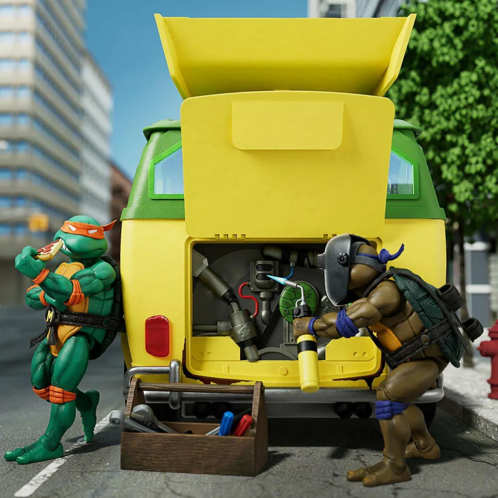 Teenage Mutant Ninja Turtles (1987) - Party Wagon Ultimates! 7” Scale Action Figure Vehicle