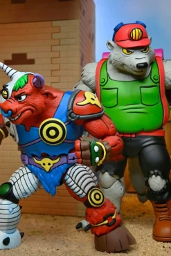 Teenage Mutant Ninja Turtles (1987) - Dirtbag & Groundchuck 7" Scale Action Figure 2-Pack