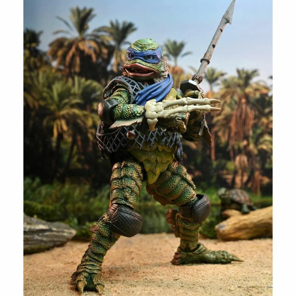 Teenage Mutant Ninja Turtles x Universal Monsters - Leonardo as The Creature from the Black Lagoon Ultimate 7" Scale Action Figure