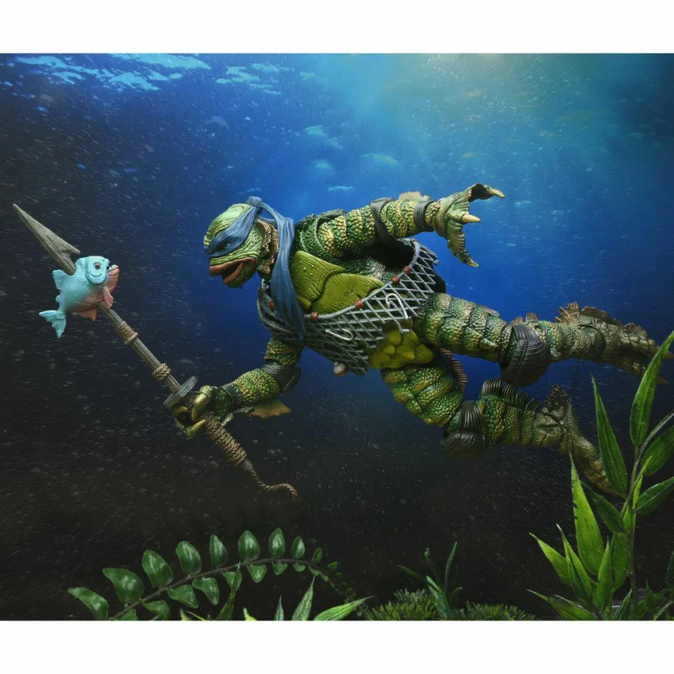 Teenage Mutant Ninja Turtles x Universal Monsters - Leonardo as The Creature from the Black Lagoon Ultimate 7" Scale Action Figure