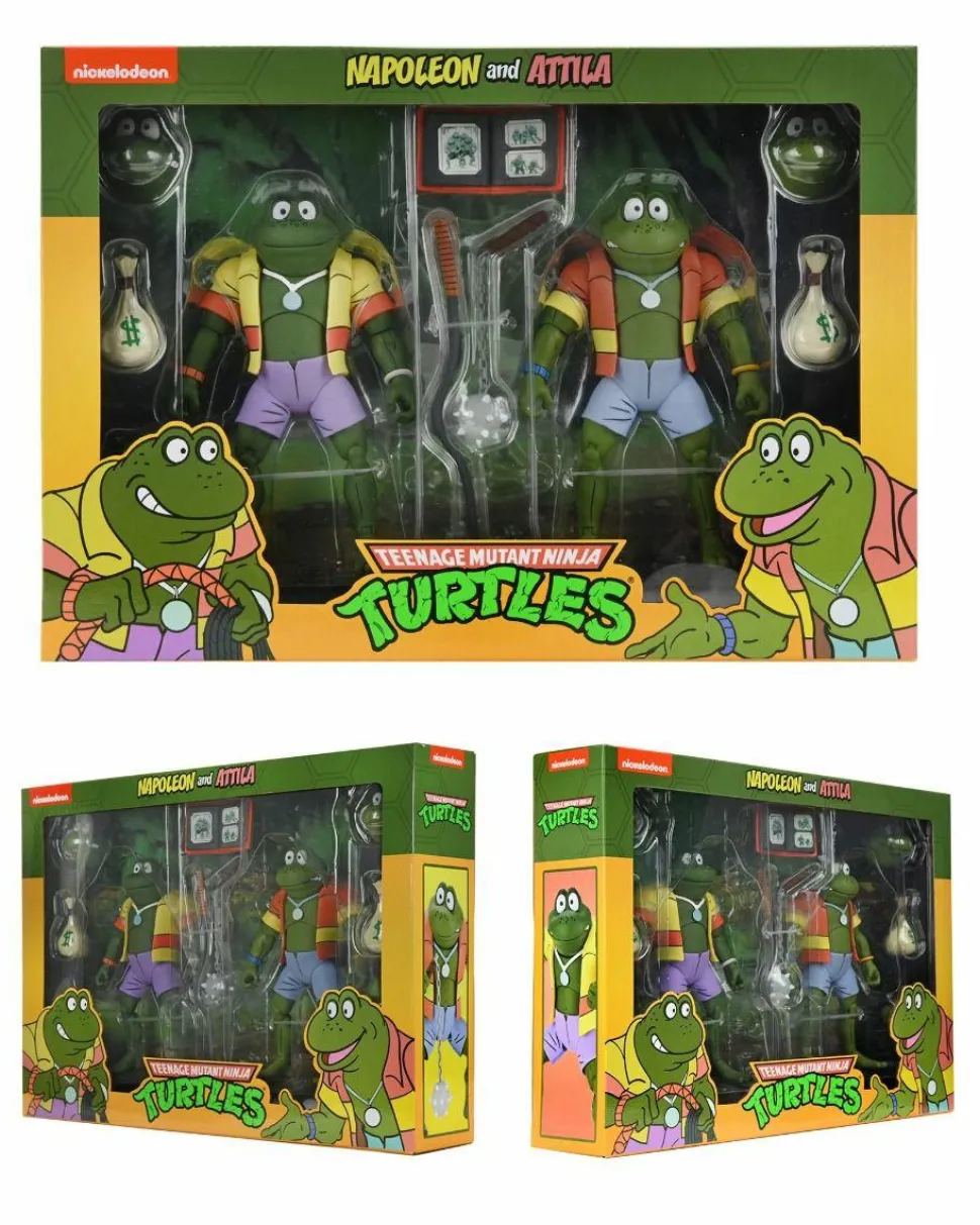 Teenage Mutant Ninja Turtles (1987) - Napoleon Bonafrog & Attila the Frog Cartoon Collection 7" Scale Action Figure 2-Pack