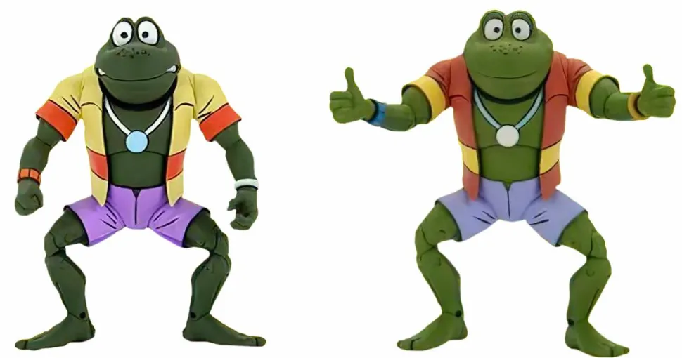 Teenage Mutant Ninja Turtles (1987) - Napoleon Bonafrog & Attila the Frog Cartoon Collection 7" Scale Action Figure 2-Pack