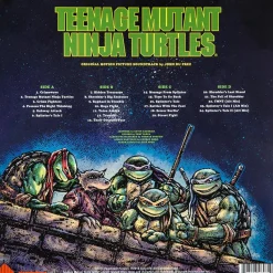 Teenage Mutant Ninja Turtles (1990) - Original Motion Picture Score by John DuPrez 2xLP Vinyl Record (Ninja Turtle Green & Shredder Purple Swirl Coloured Vinyl)
