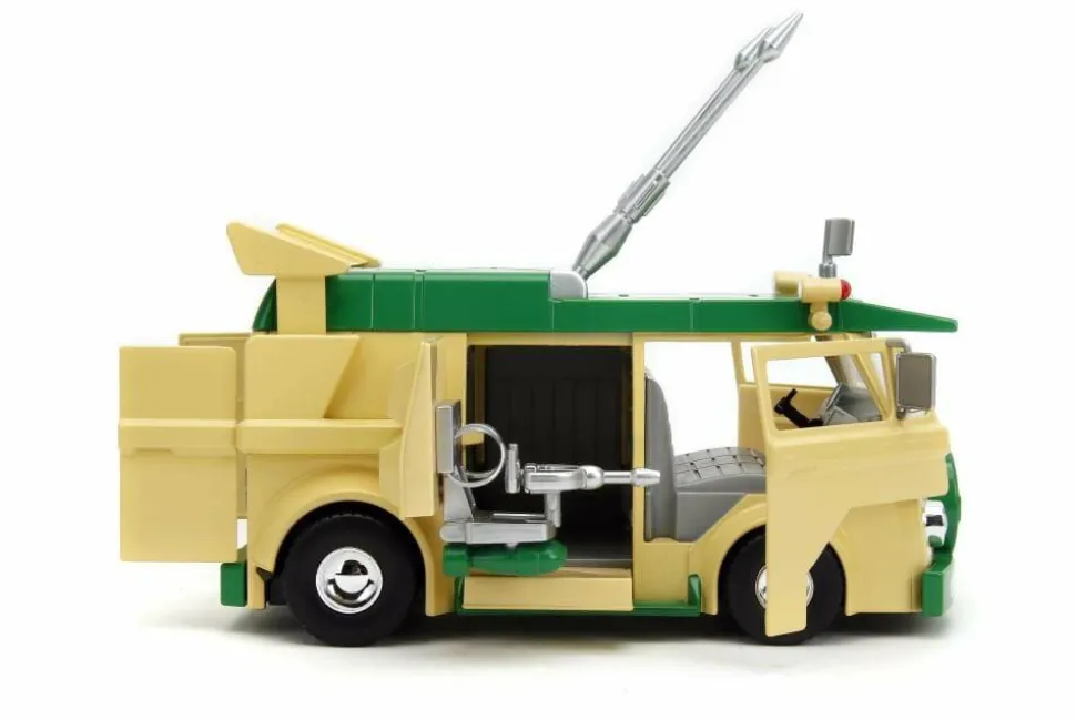 Teenage Mutant Ninja Turtles (1987) - Donatello & Party Wagon Hollywood Rides 1/24th Scale Die-Cast Vehicle Replica