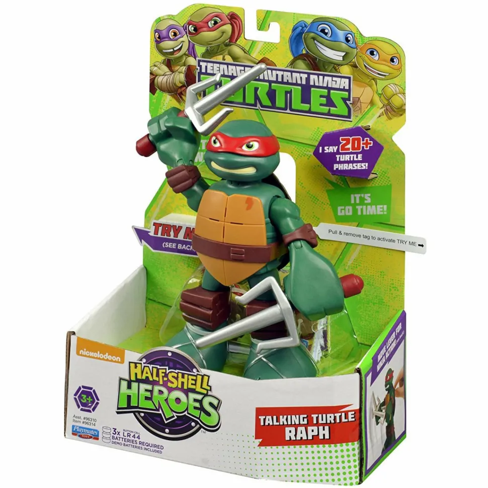 Teenage Mutant Ninja Turtles - Half Shell Heroes Talking Turtle Raph Action Figure (Int Sales Only)