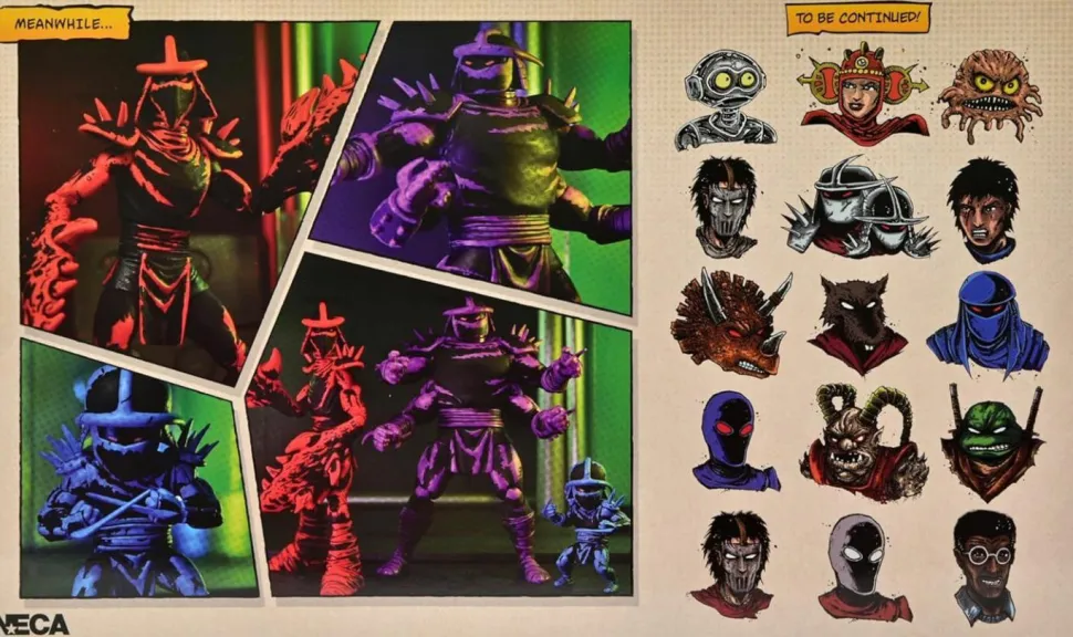 Teenage Mutant Ninja Turtles - Shredder Clones (Mirage Comics) 7" Scale Action Figure 3-Pack