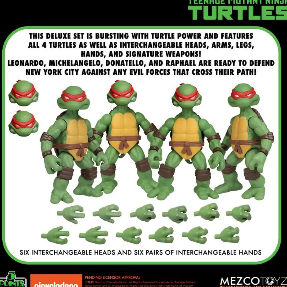 Teenage Mutant Ninja Turtles - Ninja Turtles Deluxe 5-Points Action Figure Box Set