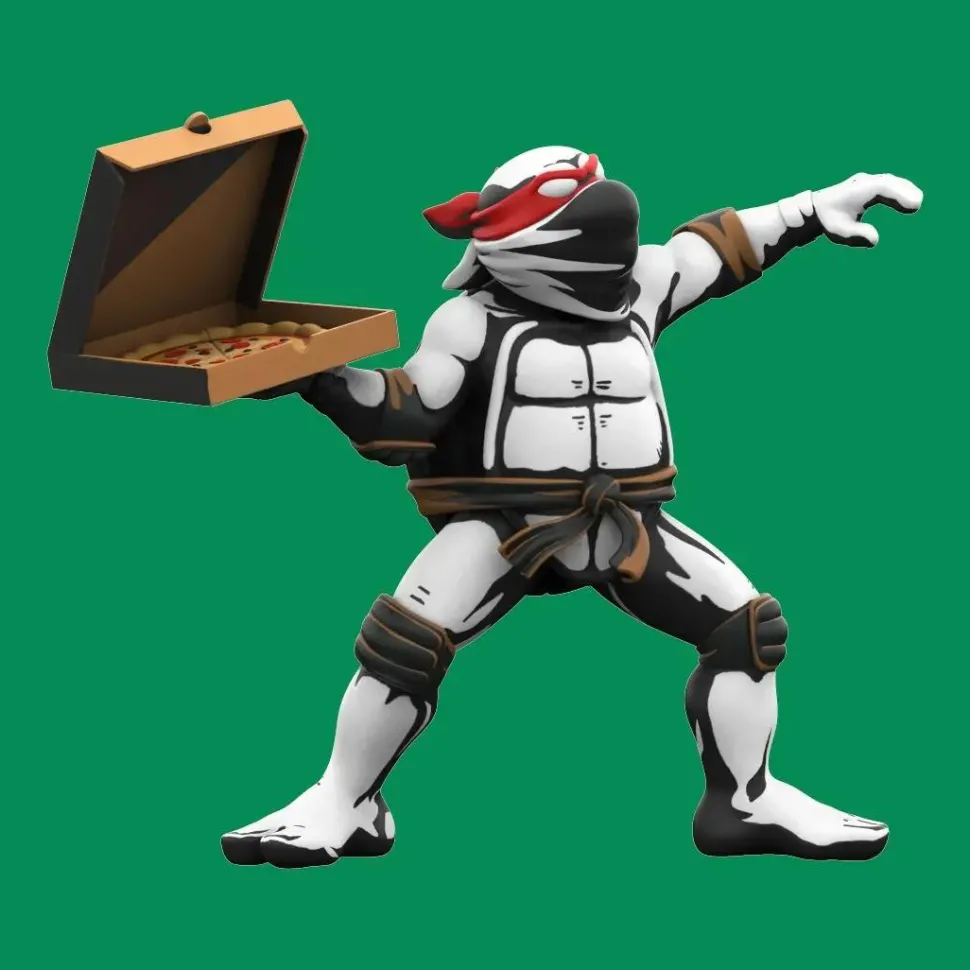 Teenage Mutant Ninja Turtles - Pizza Bomber 8" Vinyl Figure by Nidikol