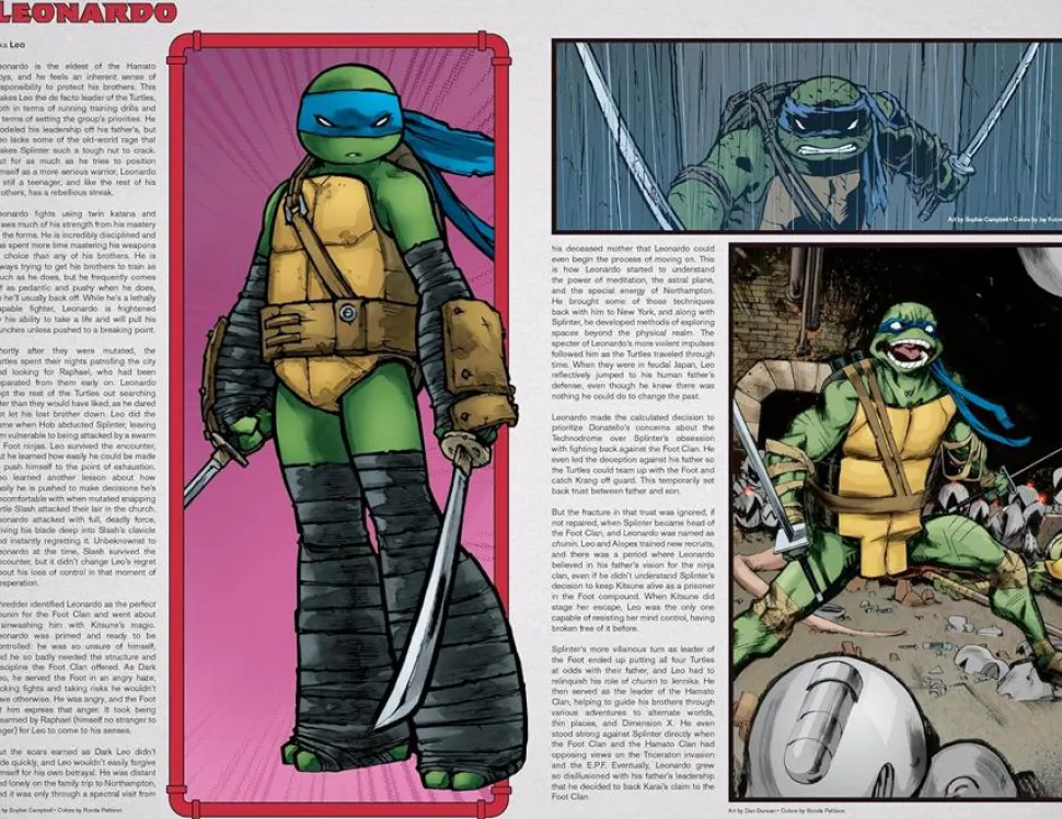Teenage Mutant Ninja Turtles - IDW Sourcebook Hardcover Book