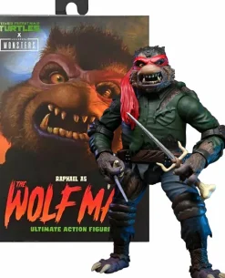 Teenage Mutant Ninja Turtles x Universal Monsters - Raphael as The Wolfman Figure Ultimate 7" Scale Action Figure