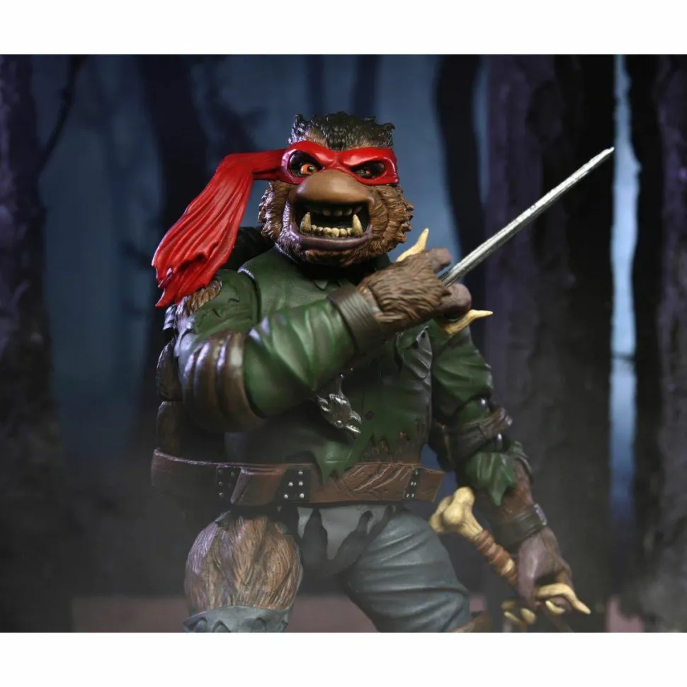 Teenage Mutant Ninja Turtles x Universal Monsters - Raphael as The Wolfman Figure Ultimate 7" Scale Action Figure