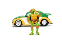 Teenage Mutant Ninja Turtles (1987) - Michelangelo & 1959 Volkswagen Drag Beetle Hollywood Rides 1/24th Scale Die-Cast Vehicle Replica