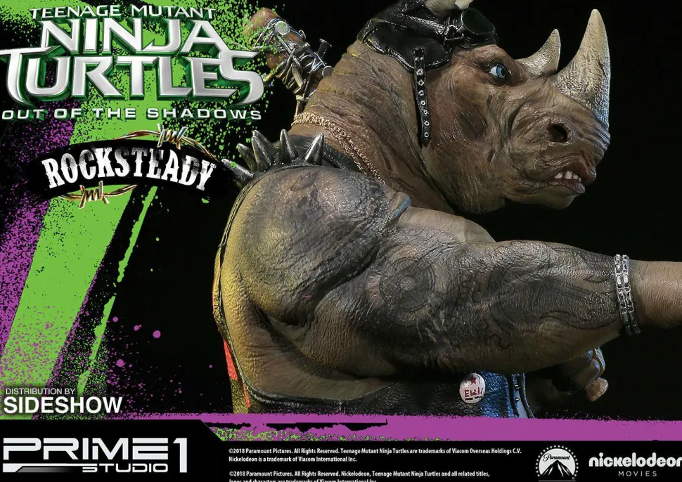 Teenage Mutant Ninja Turtles 2: Out of the Shadows - Rocksteady 21” Statue