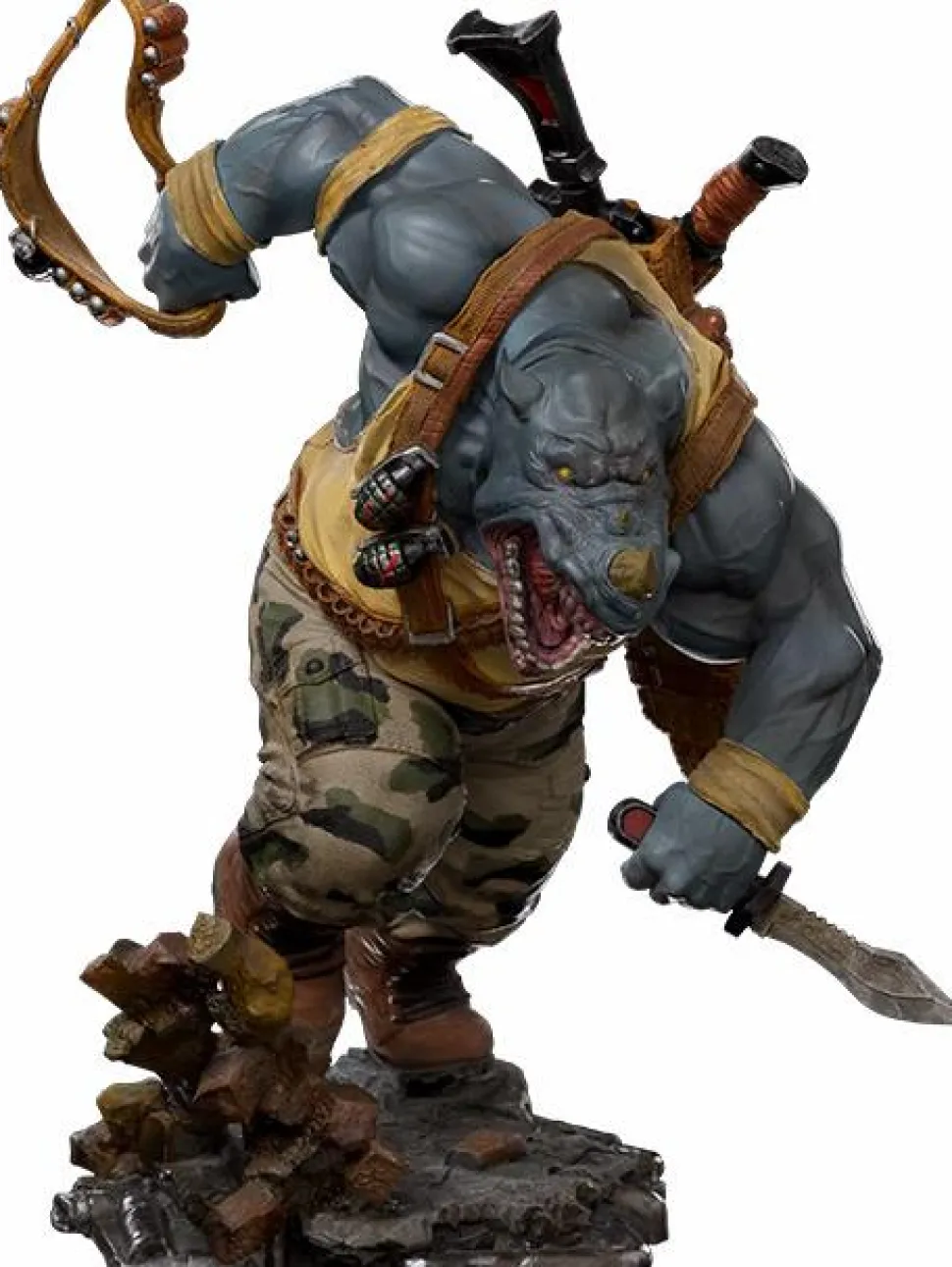 Teenage Mutant Ninja Turtles - Rocksteady 1/10th Scale Statue