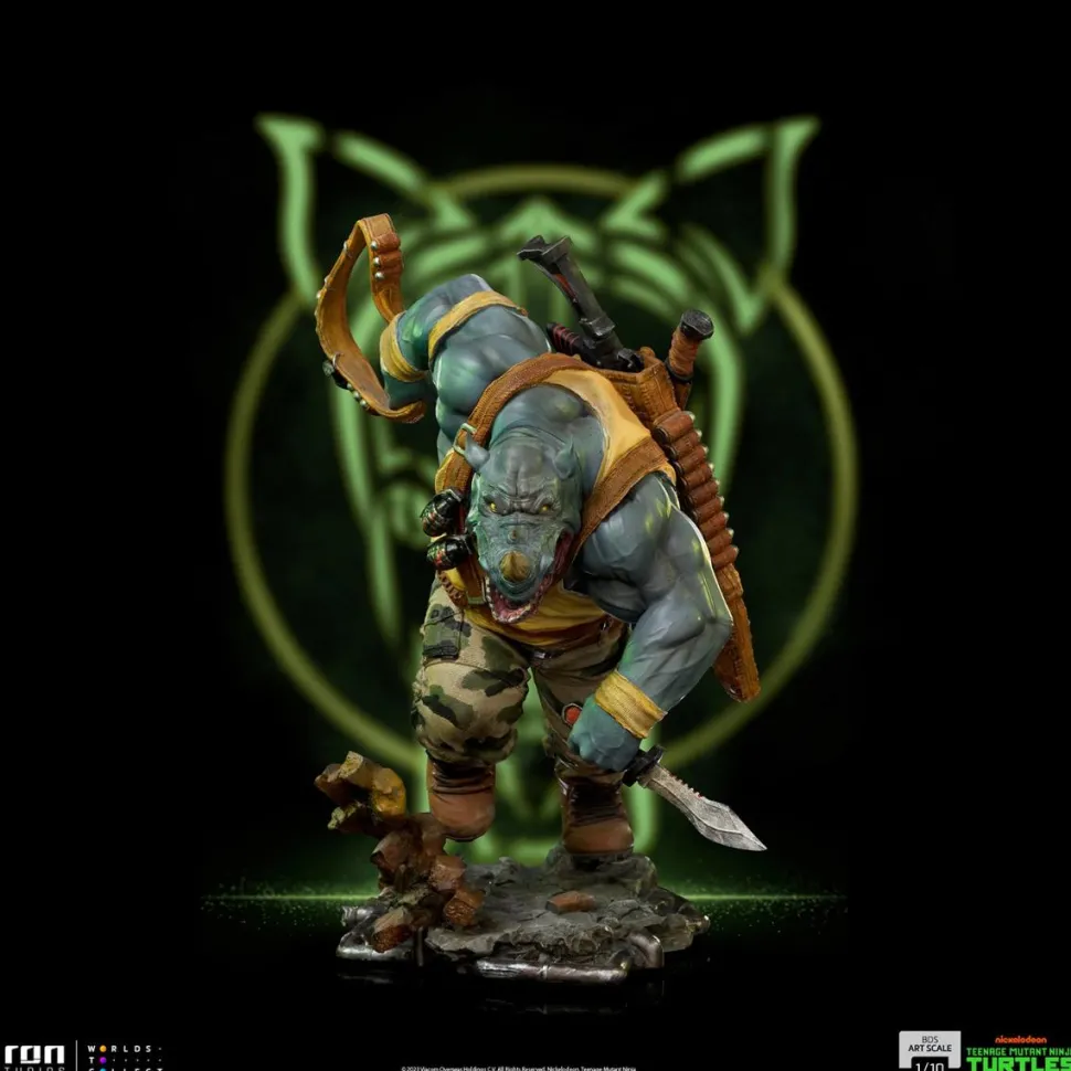 Teenage Mutant Ninja Turtles - Rocksteady 1/10th Scale Statue