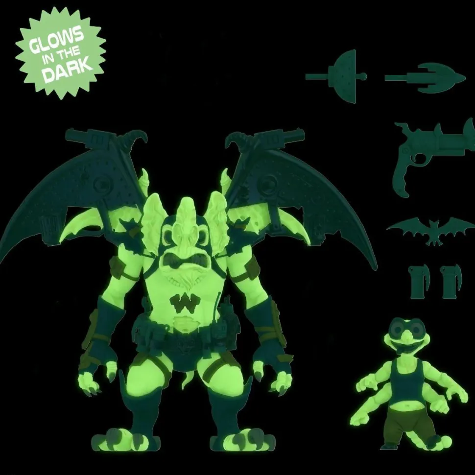 Teenage Mutant Ninja Turtles (1987) - Wingnut & Screwloose Glow-in-the-Dark Ultimates! 7" Scale Action Figure 2-Pack