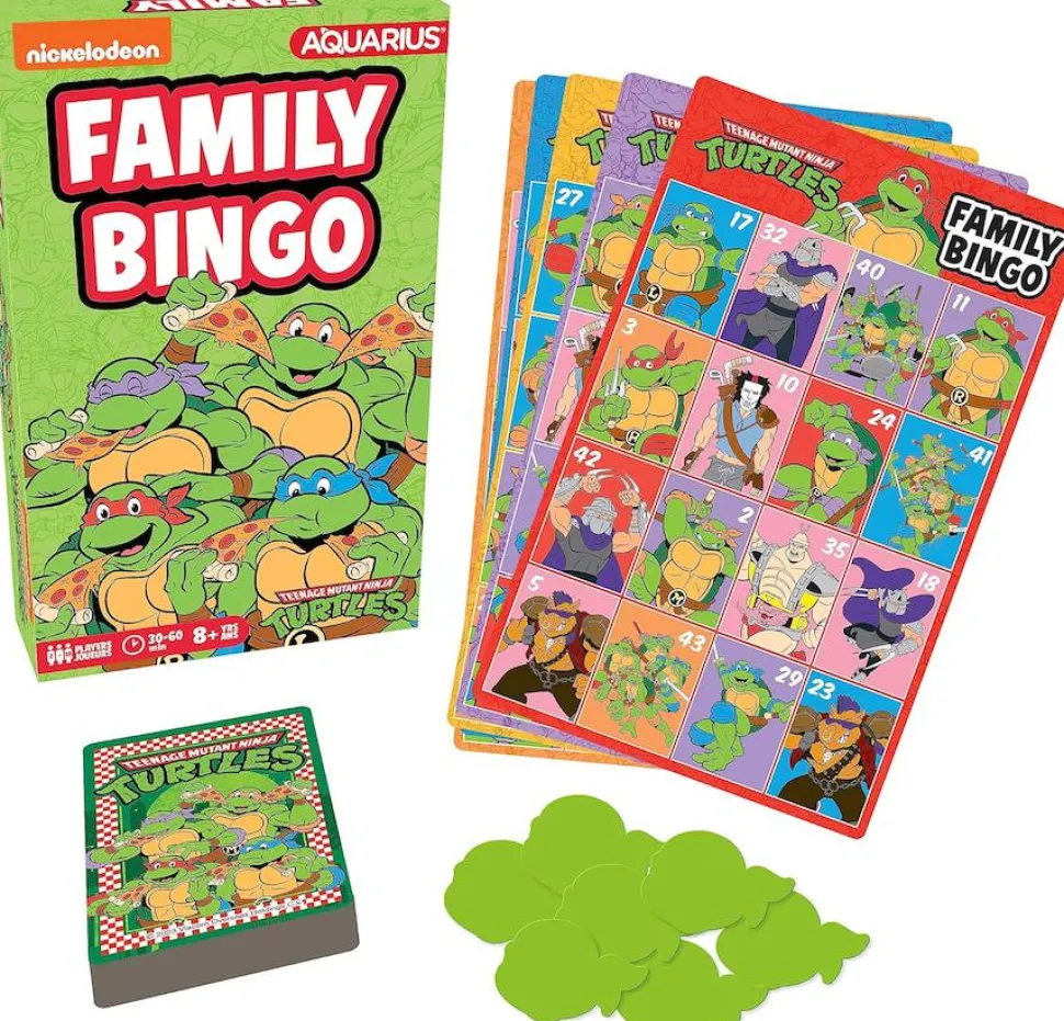 Teenage Mutant Ninja Turtles - Family Bingo Card Game