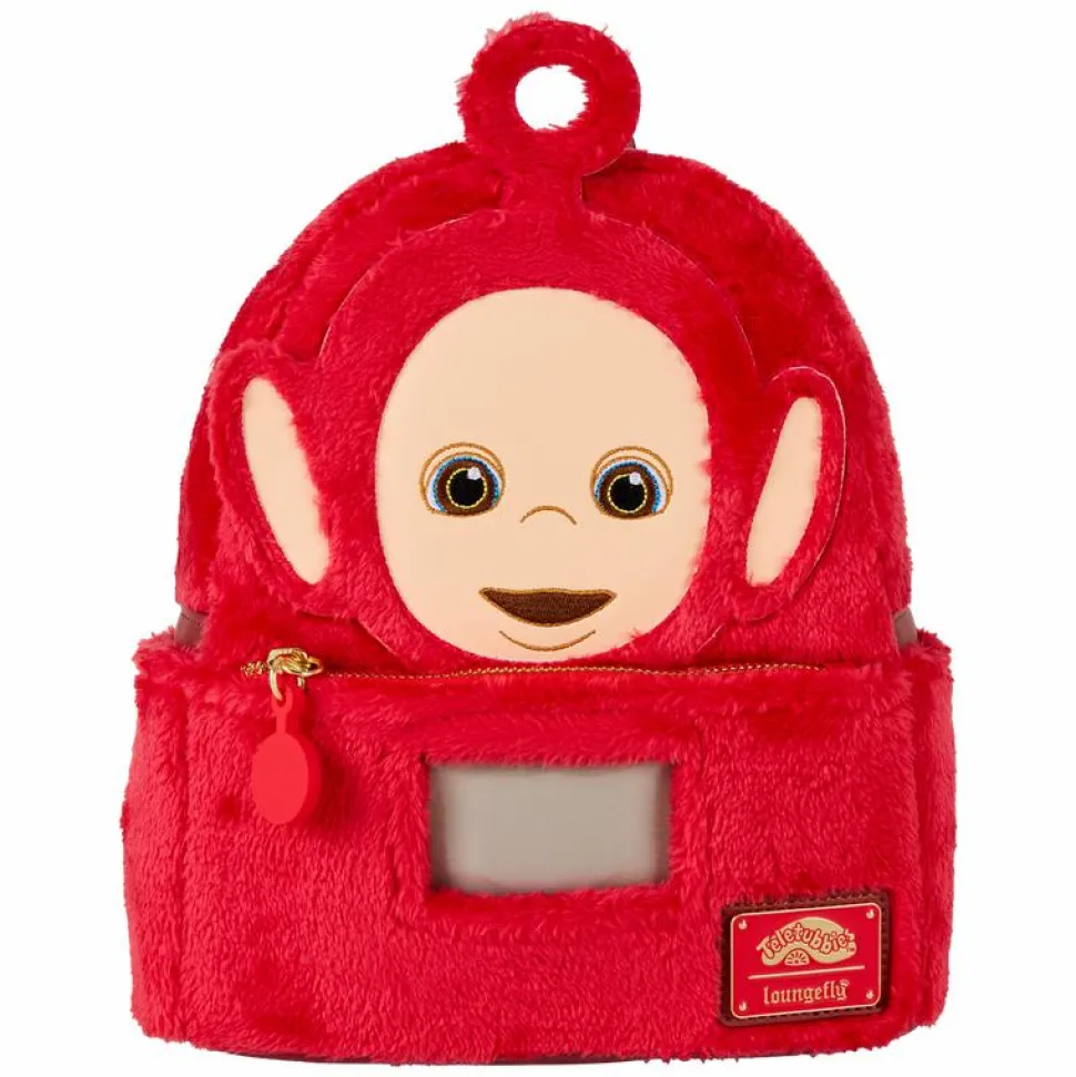 Teletubbies - Po Plush Cosplay Light Up 10" Faux Leather Mini Backpack