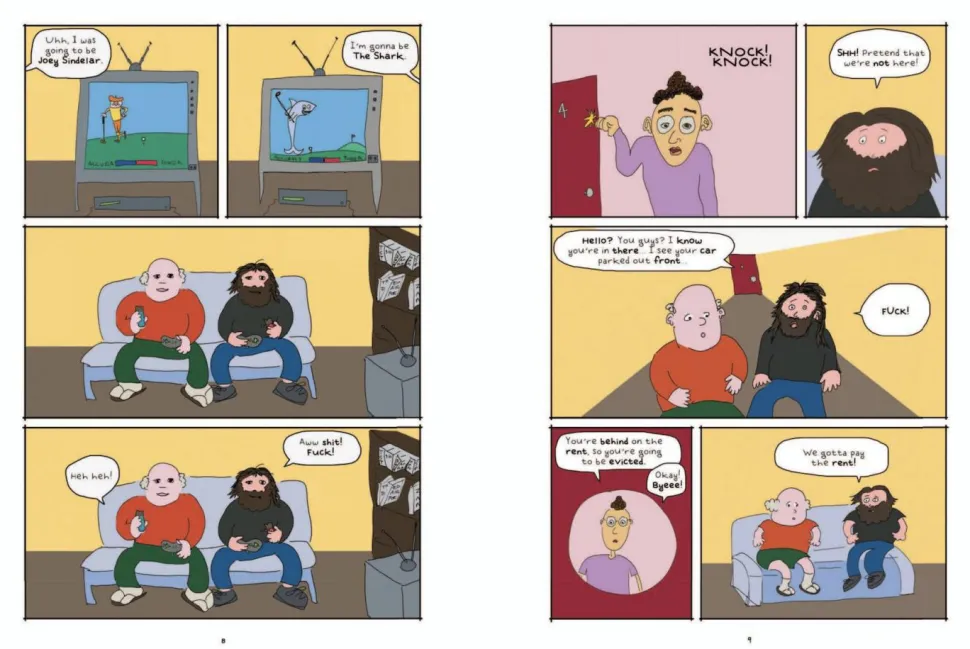 Tenacious D - Post-Apocalypto: The Graphic Novel Hardcover Book
