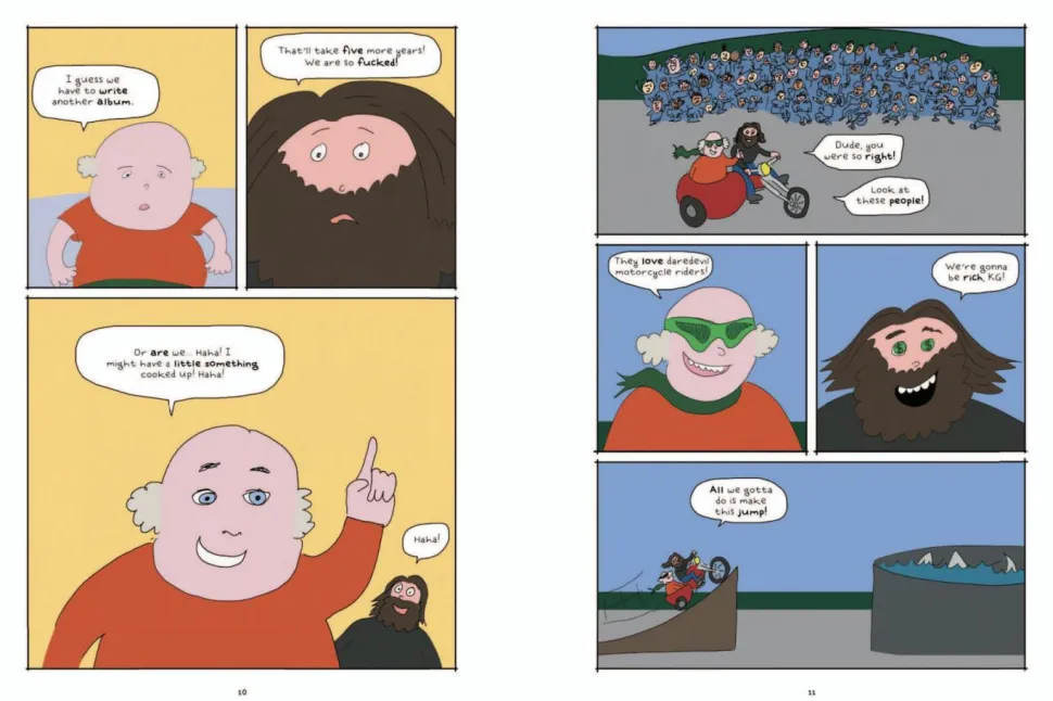Tenacious D - Post-Apocalypto: The Graphic Novel Hardcover Book