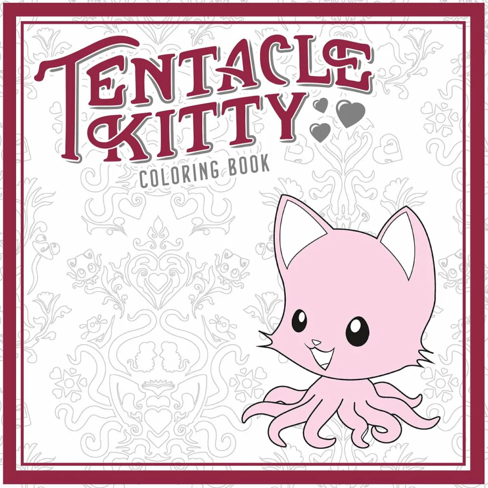 Tentacle Kitty - Colouring Book Paperback
