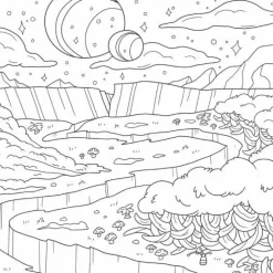 Tentacle Kitty - Colouring Book Paperback