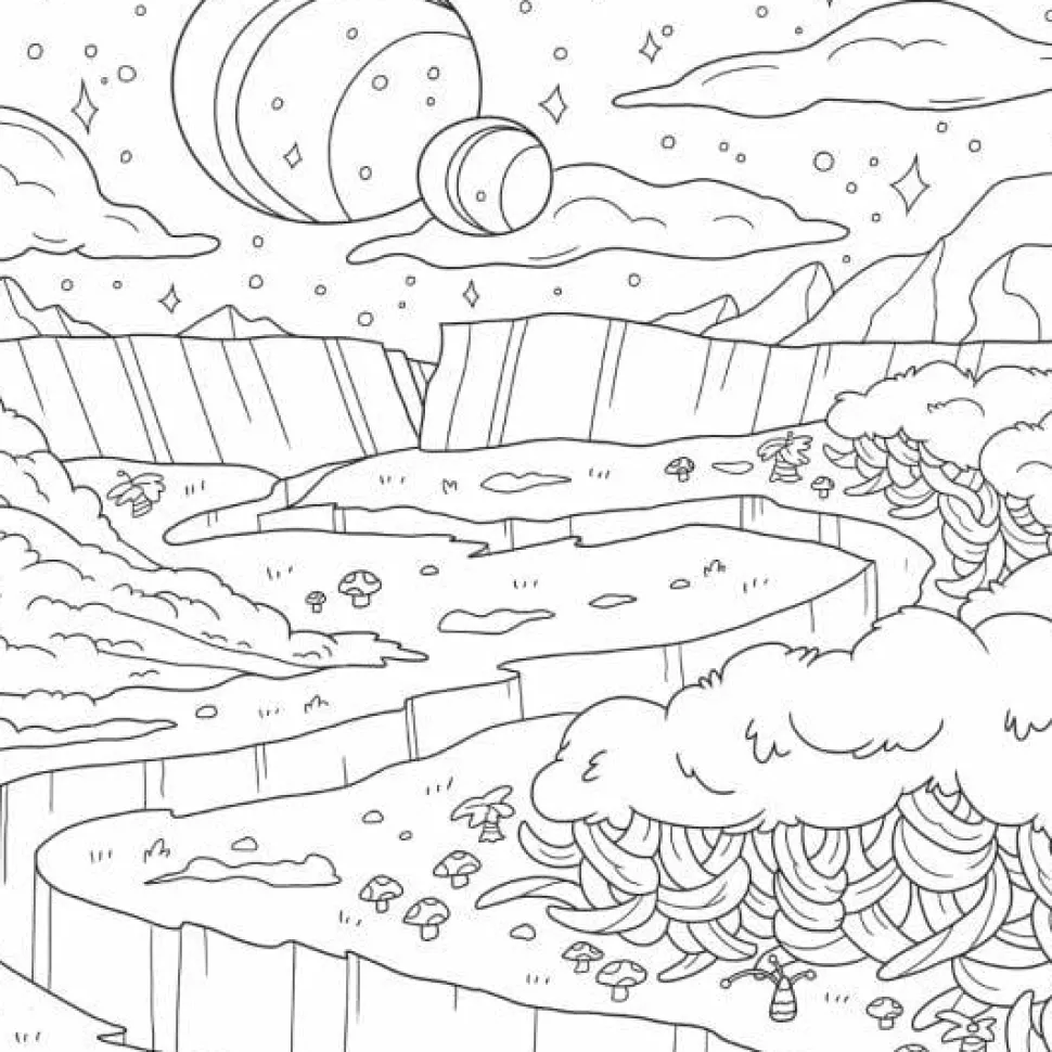 Tentacle Kitty - Colouring Book Paperback