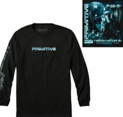 Terminator 2: Judgement Day - Terminator x Primitive Box Set Black Long Sleeve T-Shirt
