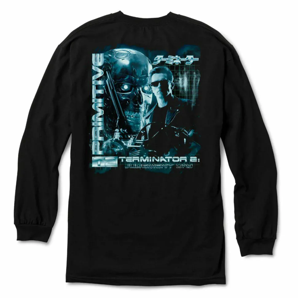 Terminator 2: Judgement Day - Terminator x Primitive Box Set Black Long Sleeve T-Shirt