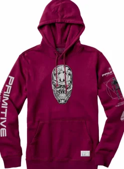 Terminator 2: Judgement Day - Terminator x Primitive Skynet Burgandy Sweatshirt Hoodie