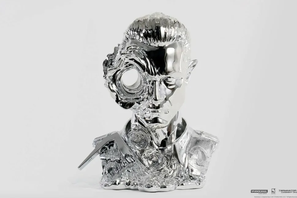 Terminator 2: Judgement Day - T-1000 Art Mask Liquid Metal Edition 1:1 Scale Life-Size Bust
