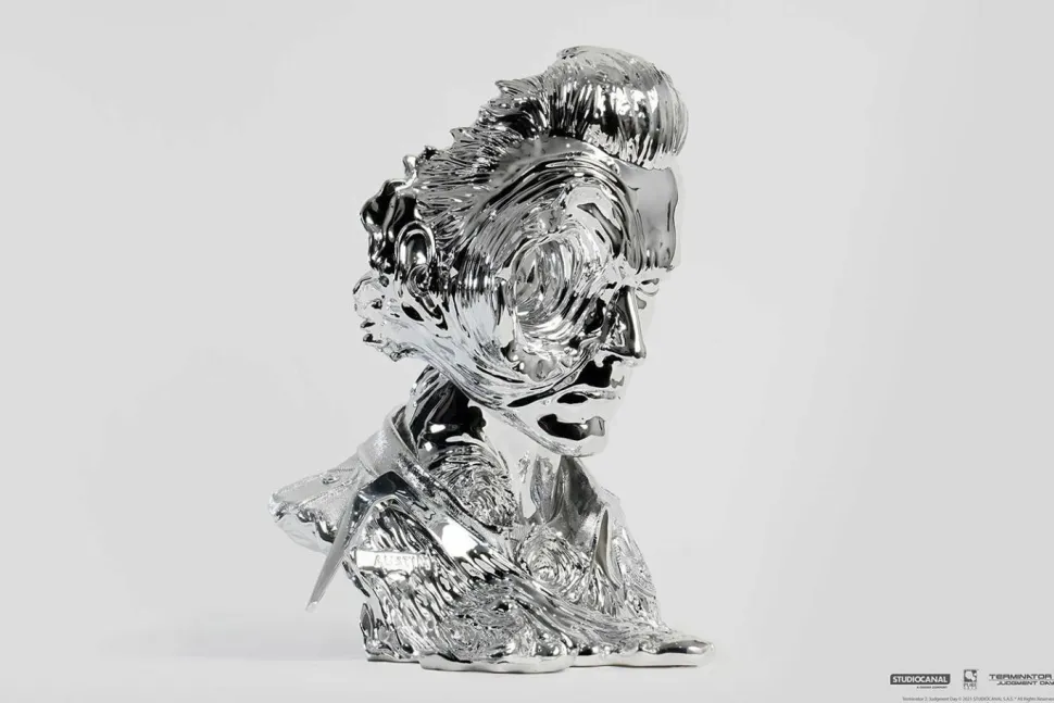 Terminator 2: Judgement Day - T-1000 Art Mask Liquid Metal Edition 1:1 Scale Life-Size Bust