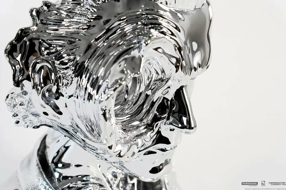 Terminator 2: Judgement Day - T-1000 Art Mask Liquid Metal Edition 1:1 Scale Life-Size Bust