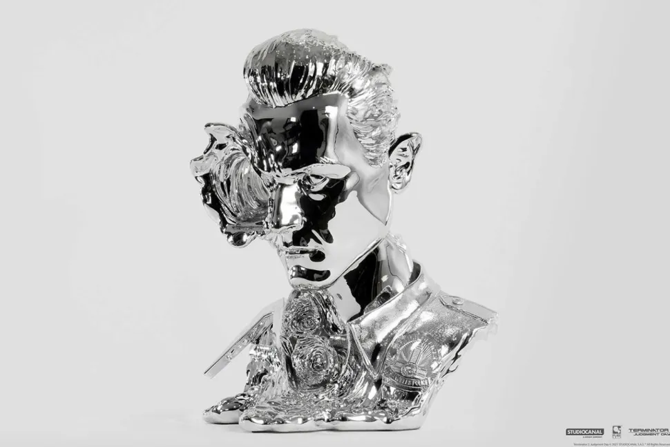 Terminator 2: Judgement Day - T-1000 Art Mask Liquid Metal Edition 1:1 Scale Life-Size Bust