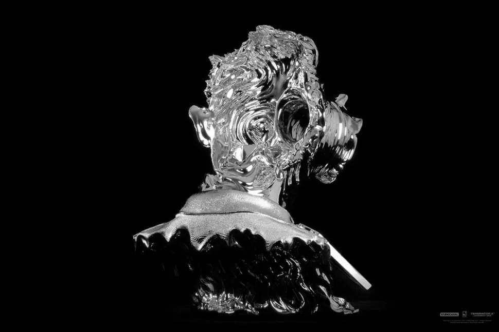 Terminator 2: Judgement Day - T-1000 Art Mask Liquid Metal Edition 1:1 Scale Life-Size Bust