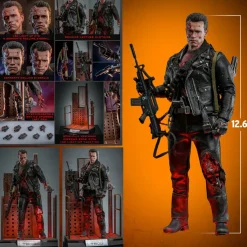 Terminator 2: Judgment Day - T-800 (Battle Damaged Version 2.0) 1/6th Scale Hot Toys Action Figure