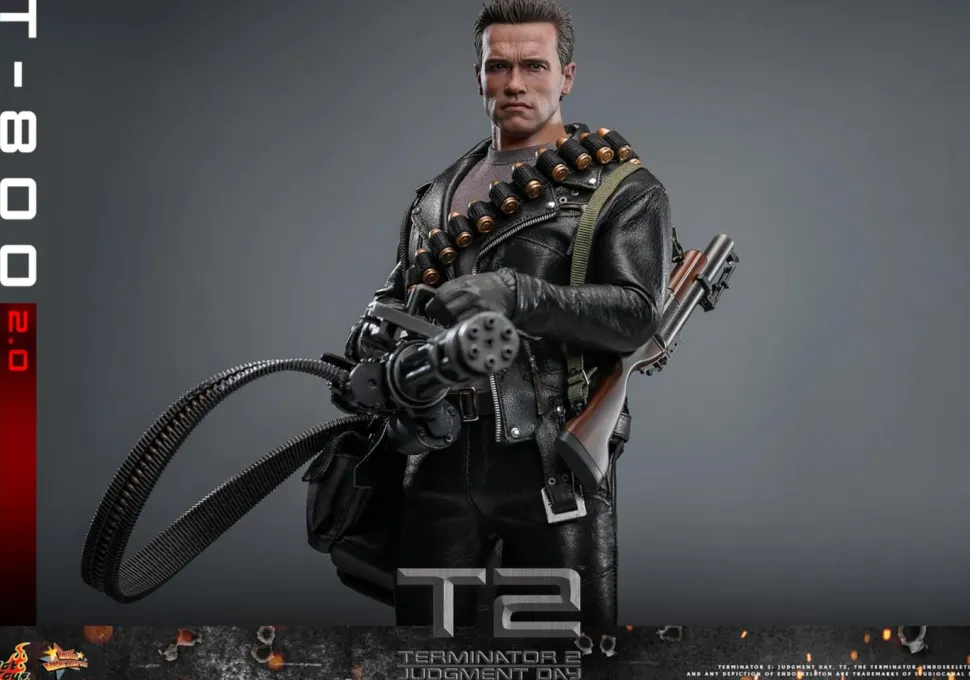 Terminator 2: Judgment Day - T-800 (2.0) 1/6th Scale Hot Toys Action Figure