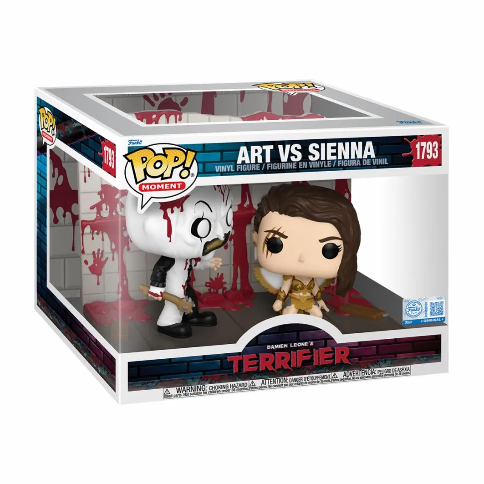 Terrifier 2 - Art vs. Sienna Pop! Moment Vinyl Figure