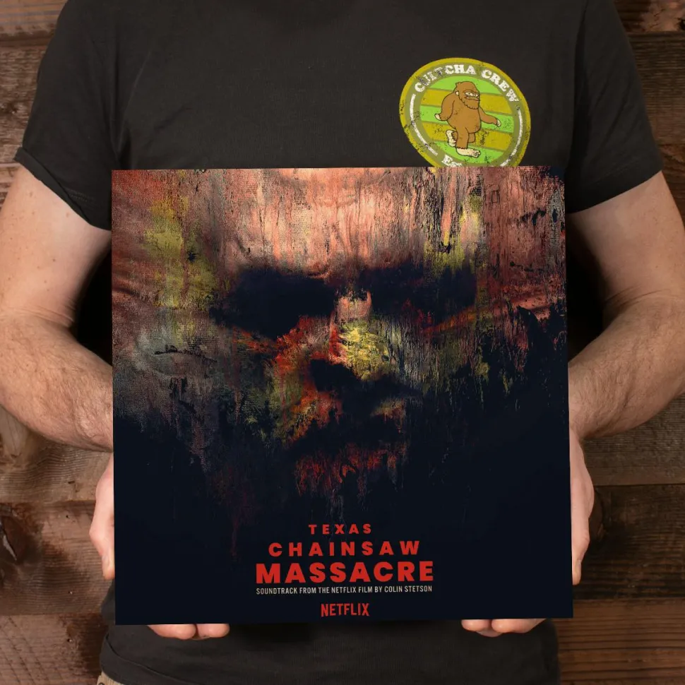 Texas Chainsaw Massacre (2022) - Soundtrack From The Netflix Film by Colin Stetson LP Vinyl Record ("Sunflower & Blood" Yellow with Red Splatter Vinyl)