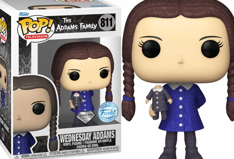 The Addams Family (1964) - Wednesday Diamond Glitter Pop! Vinyl Figure