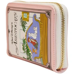 The Aristocats (1970) - Book 4” Faux Leather Zip-Around Wallet