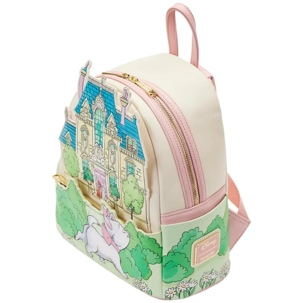 The Aristocats (1970) - Marie House 10” Faux Leather Mini Backpack
