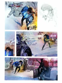 The Art of Painted Comics by Chris Lawrence Hardcover Book